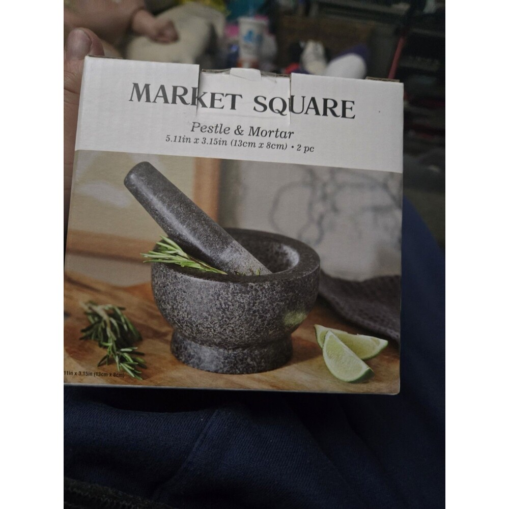 market square pestle & mortar  5.11 x 3.15 inch